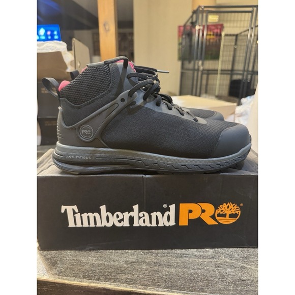 TIMBERLAND PRO New $140 Drivetrain Mid Composite Safety Toe Size‎ 9 Women's - Picture 3 of 9